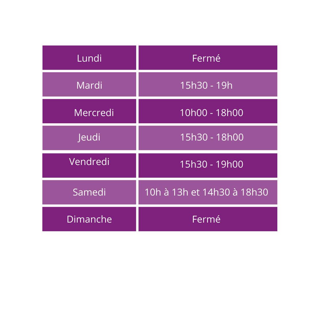 A HorairesMediatheque